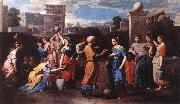 POUSSIN, Nicolas Rebecca at the Well st USA oil painting reproduction